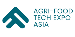 Logo of the Agri-Food Tech Expo Asia trade fair with stylized graphic symbol and text.